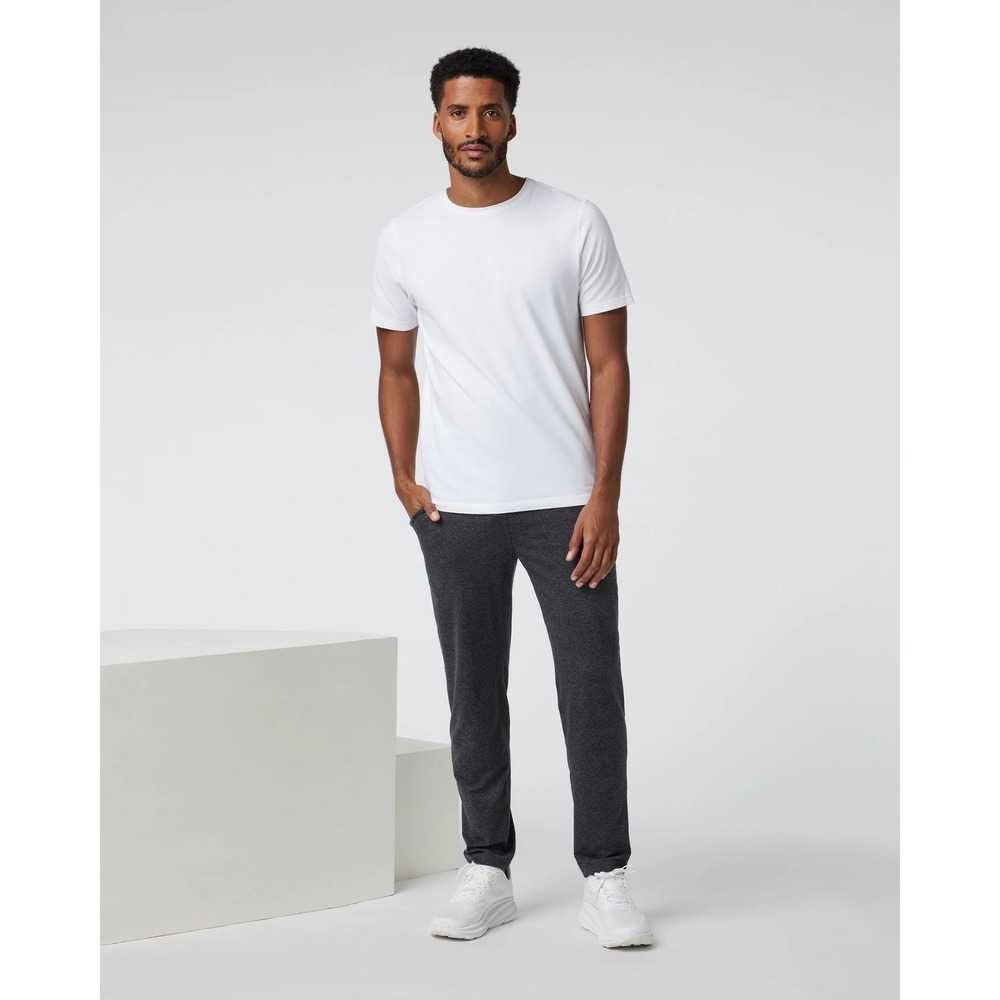 Vuori Ponto Performance Pant DreamKnit Joggers Large Charcoal Heather Athleisure - Picture 1 of 13
